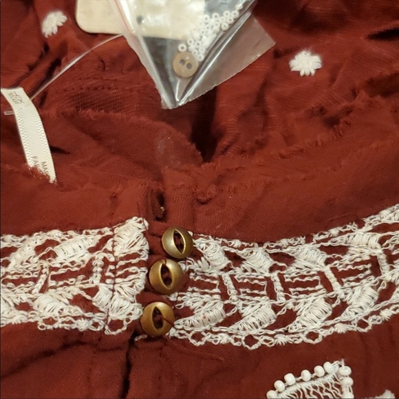 Free People Edie Tee - Sweet Raisin - Picture 6 of 8